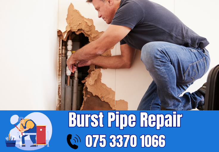 burst pipe repair Darenth